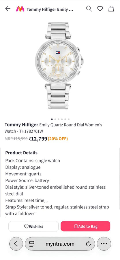 Tommy Hilfiger Emily TH1782701W