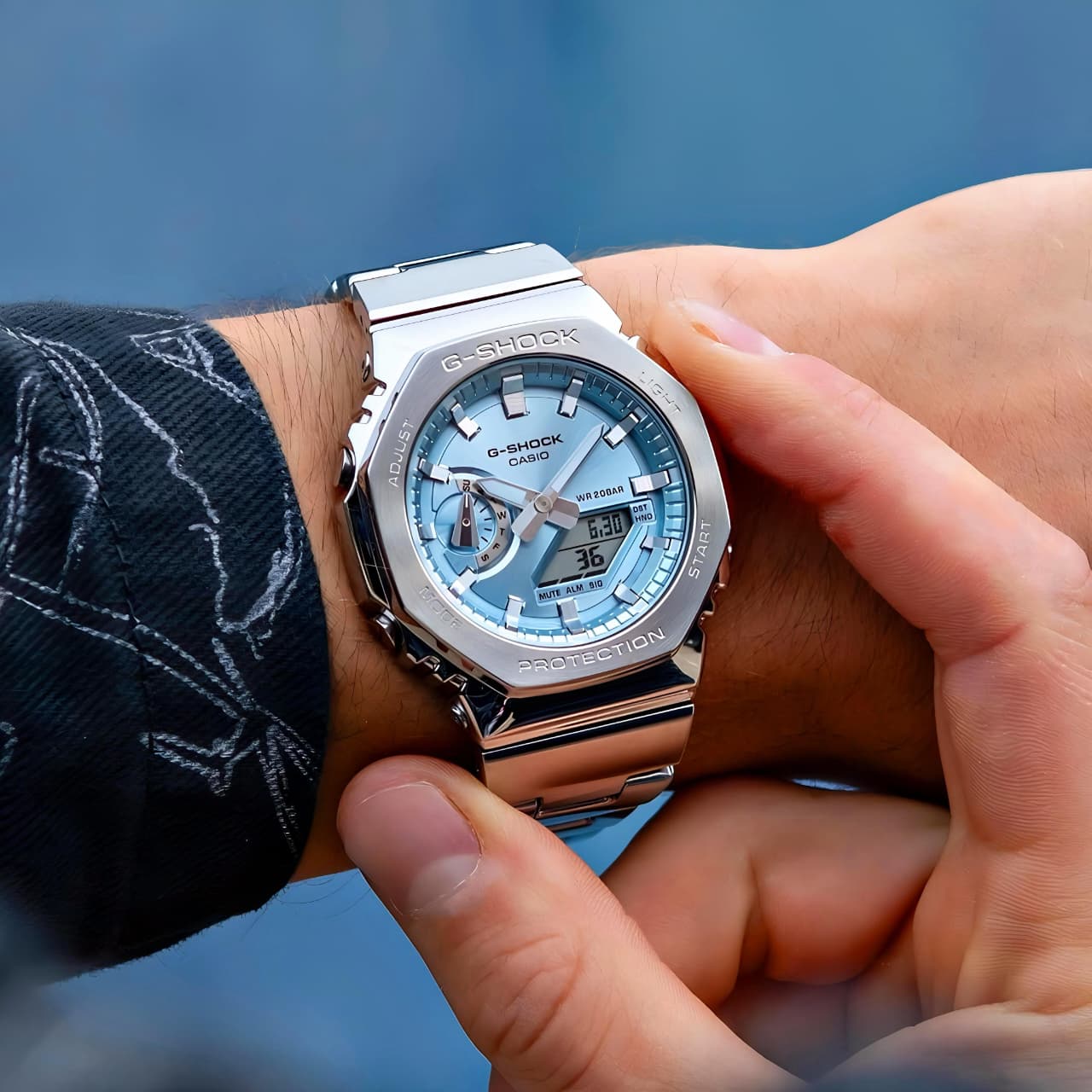 G-Shock GM-2110D-2ADR Blue Dial