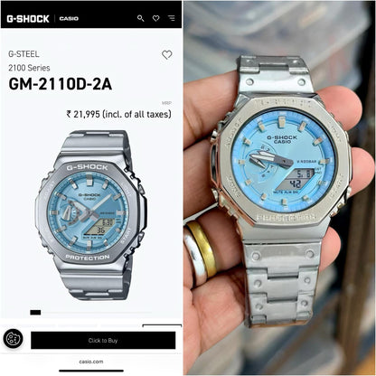 G-Shock GM-2110D-2ADR Blue Dial