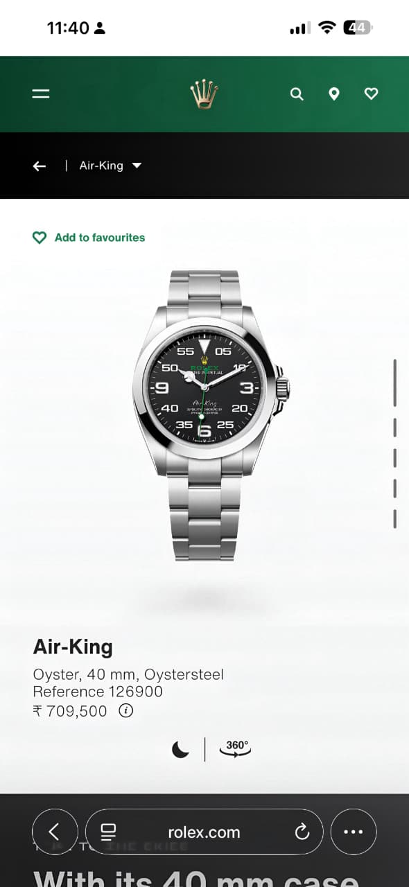 Rolex Air-King Oyster