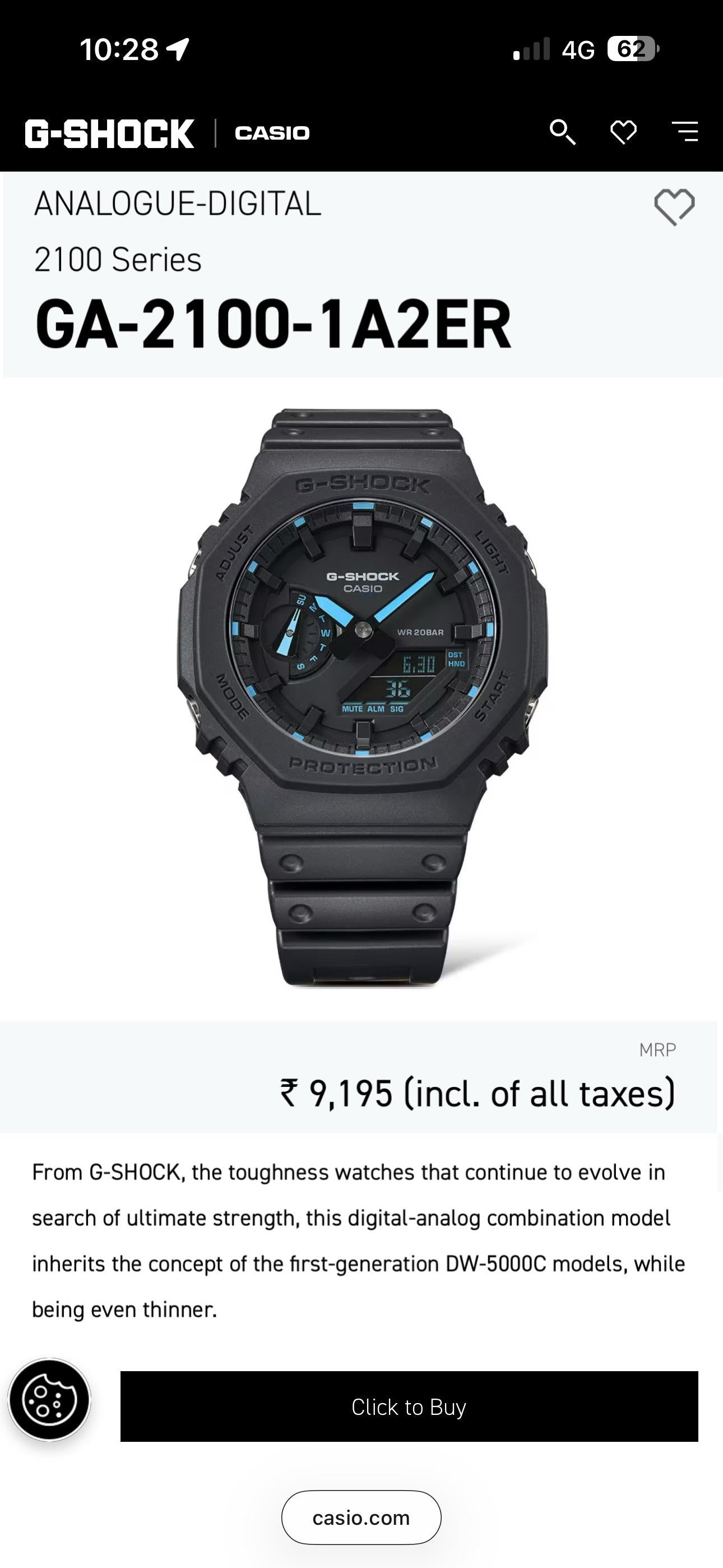 G-Shock GA-2100-1A2ER