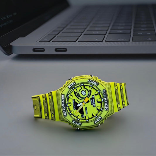G-Shock GA-2100 Manga Edition Neon Yellow