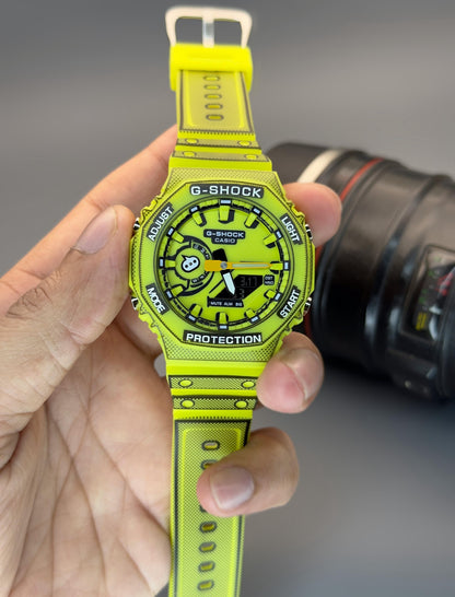 G-Shock GA-2100 Manga Edition Neon Yellow