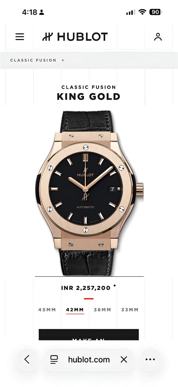 Hublot Classic Fusion Automatic