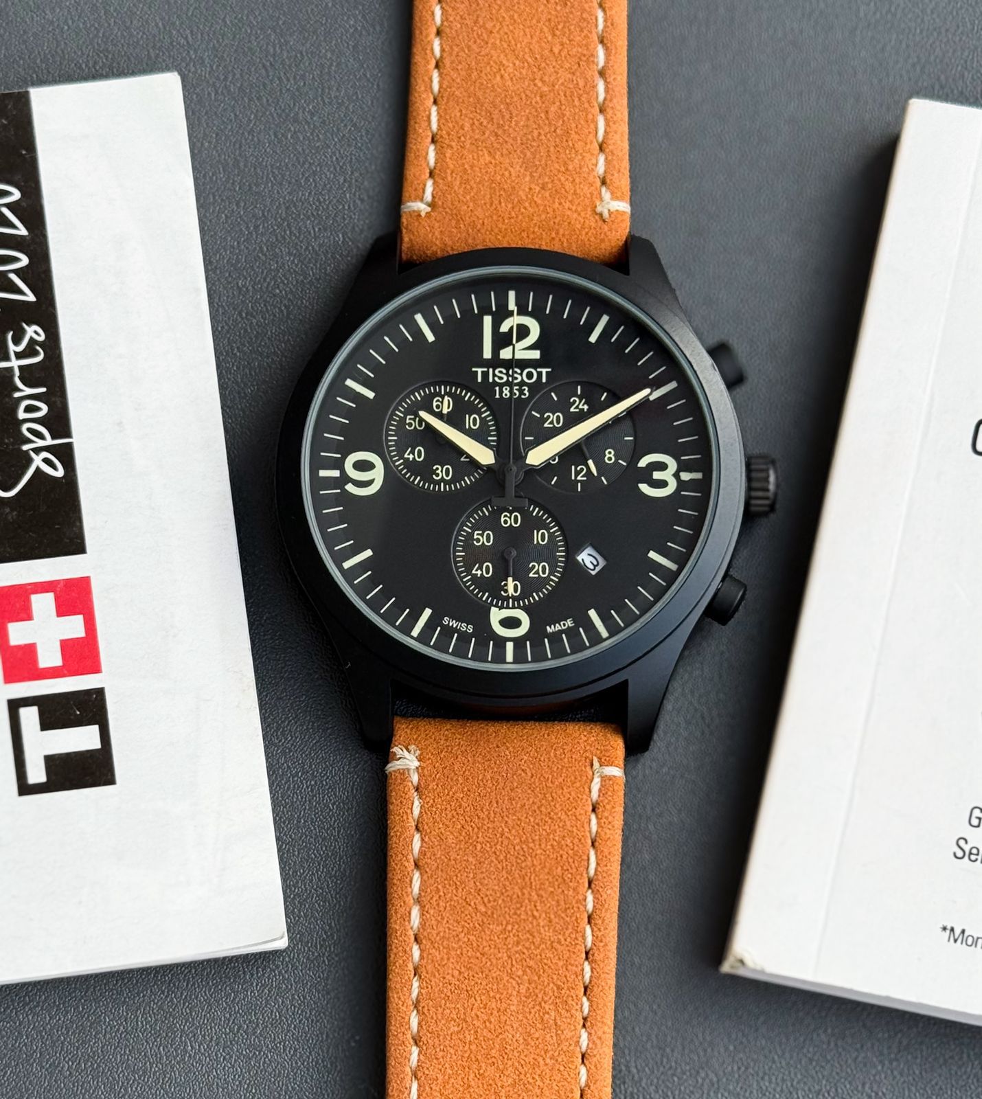 Tissot T-Sport Chrono Xl Black Dial