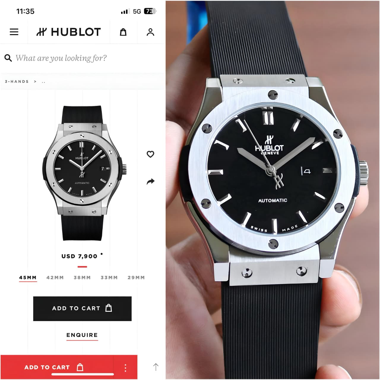 Hublot Classic Fusion Automatic