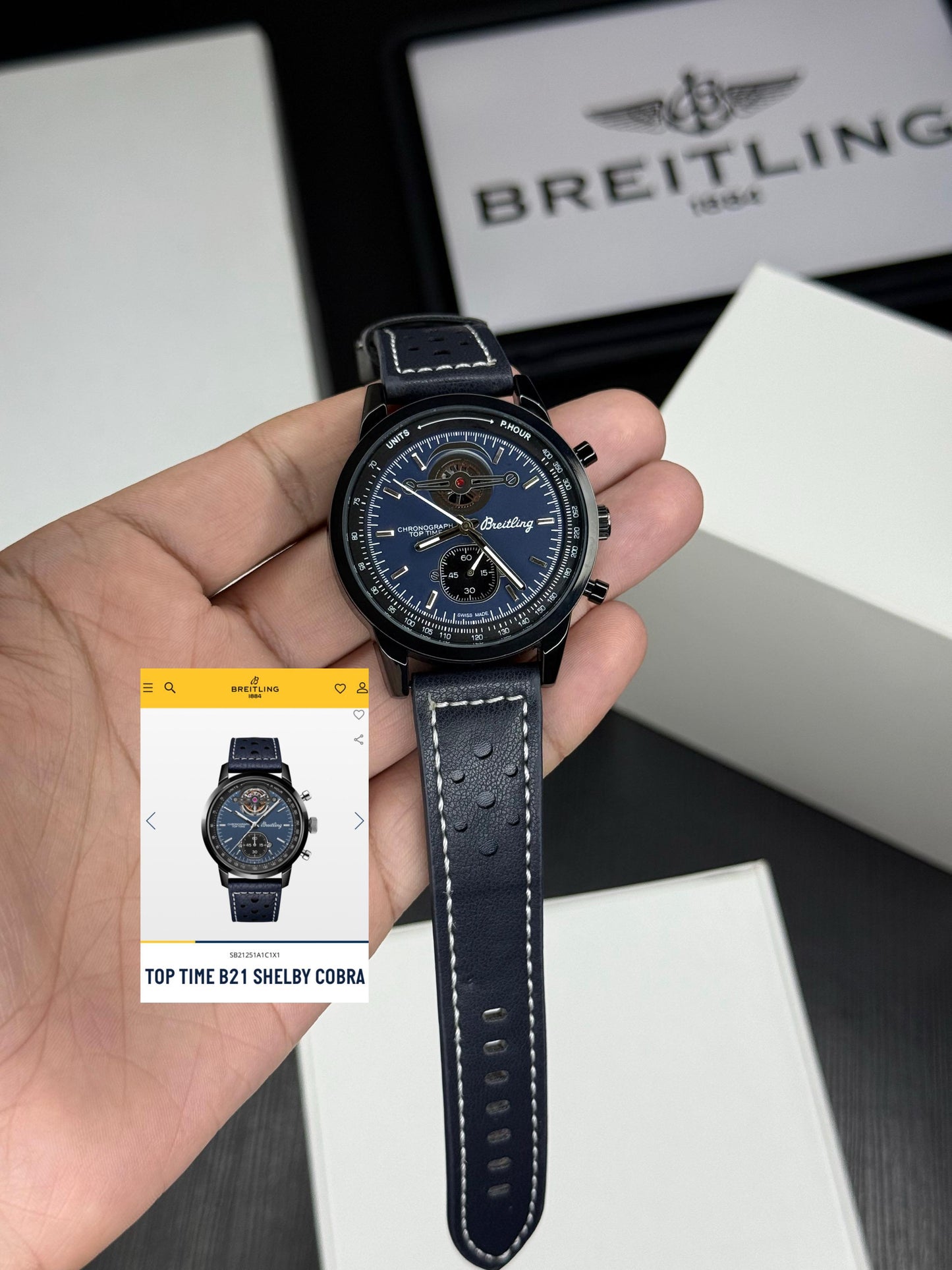 BreitlingTop Time B21 Shelby Cobra