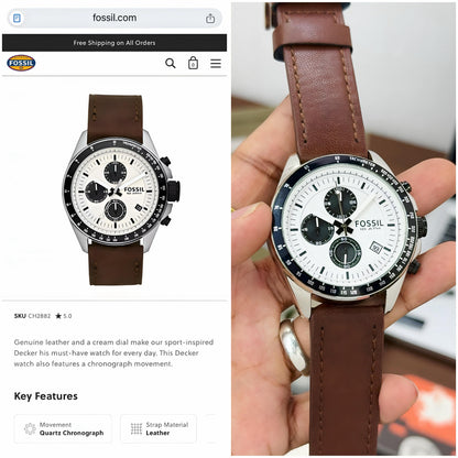 Fossil Decker Chronograph CH2882