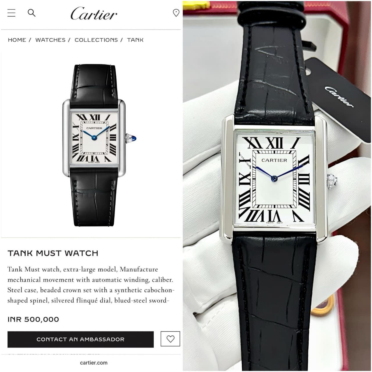 Tank Louis Cartier