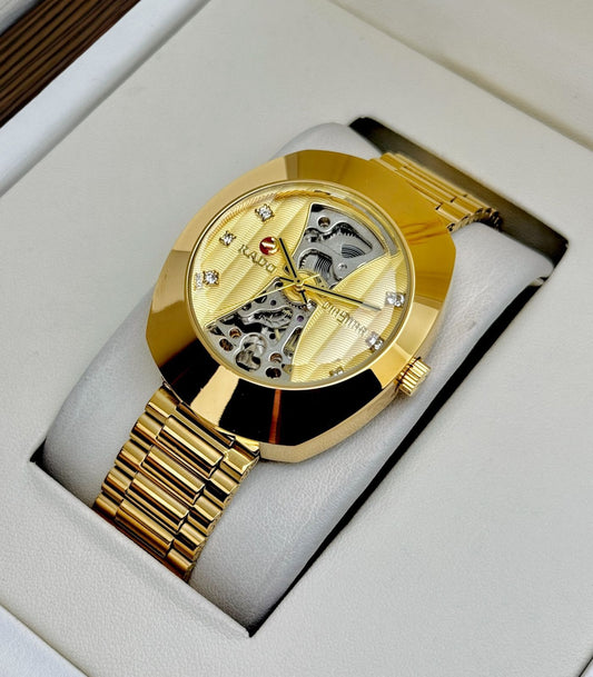 Rado DiaStar Skeleton Watch in Gold Edition