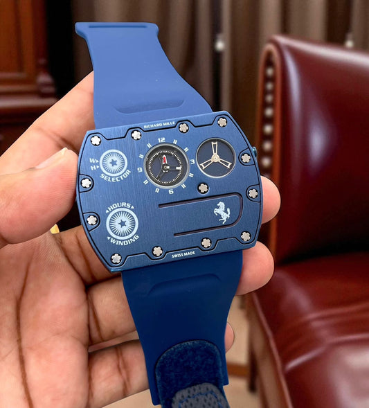 Richard Mille RM UP-01 Ferrari Limited Edition Watch – For Men's "Blue"