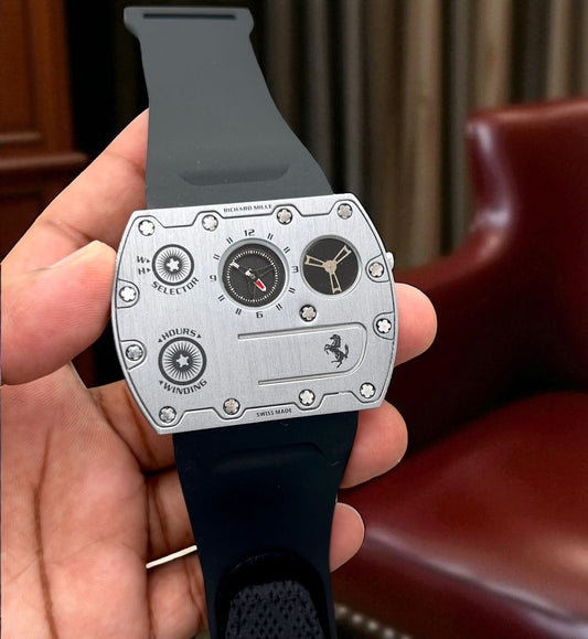 Richard Mille RM UP-01 Ferrari Limited Edition Watch – For Men's "Silver"