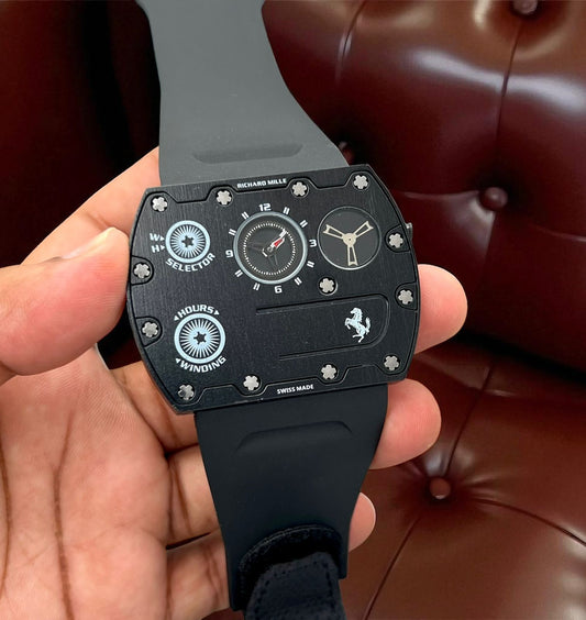 Richard Mille RM UP-01 Ferrari Limited Edition Watch – For Men's "Black"