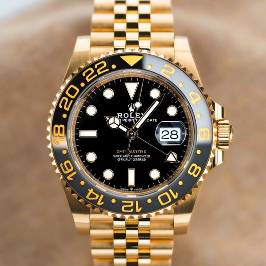 Rolex GMT Master II Gold Edition Mens Watch