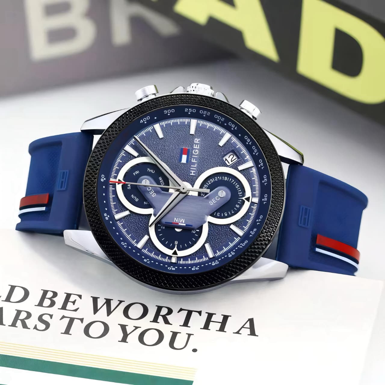 Tommy Hilfiger Clark Chronograph – Bold Racing-Inspired Edition