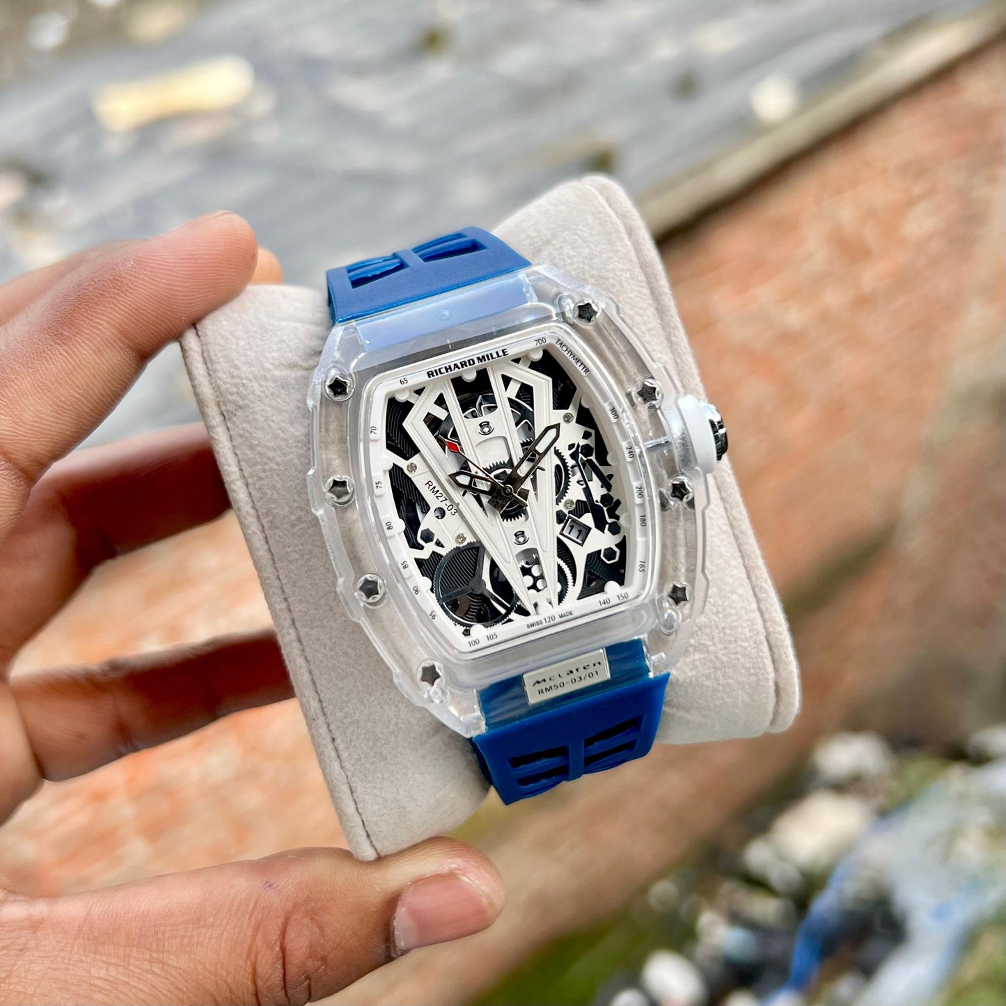 Richard Mille Transparent Skeleton Luxury Watch