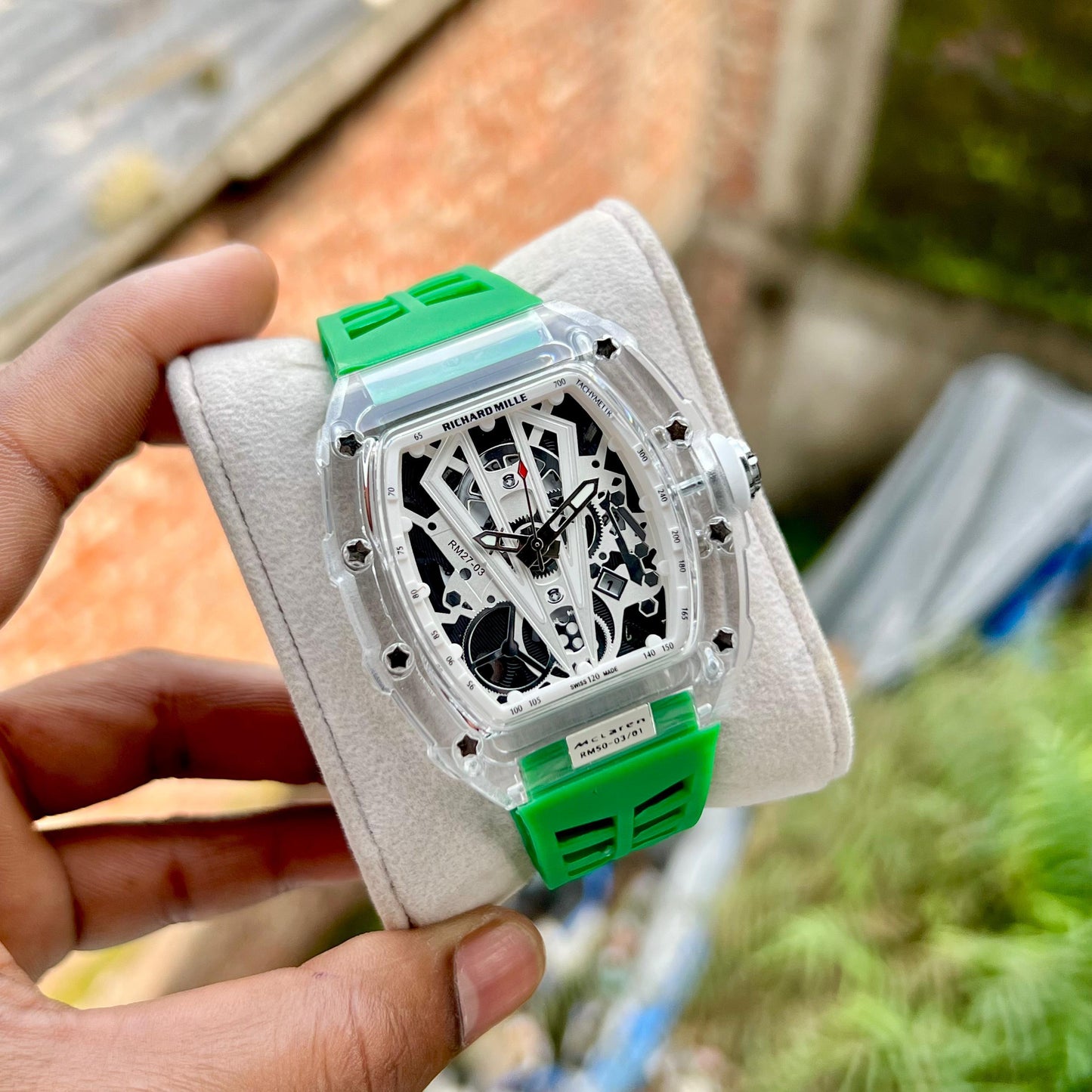 Richard Mille Transparent Skeleton Luxury Watch