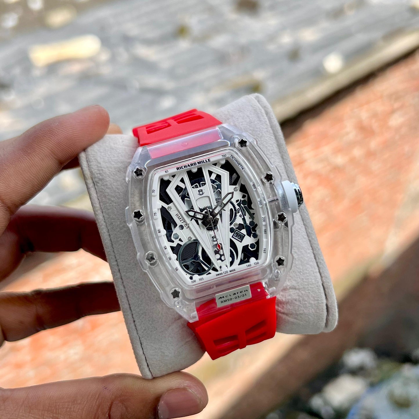 Richard Mille Transparent Skeleton Luxury Watch