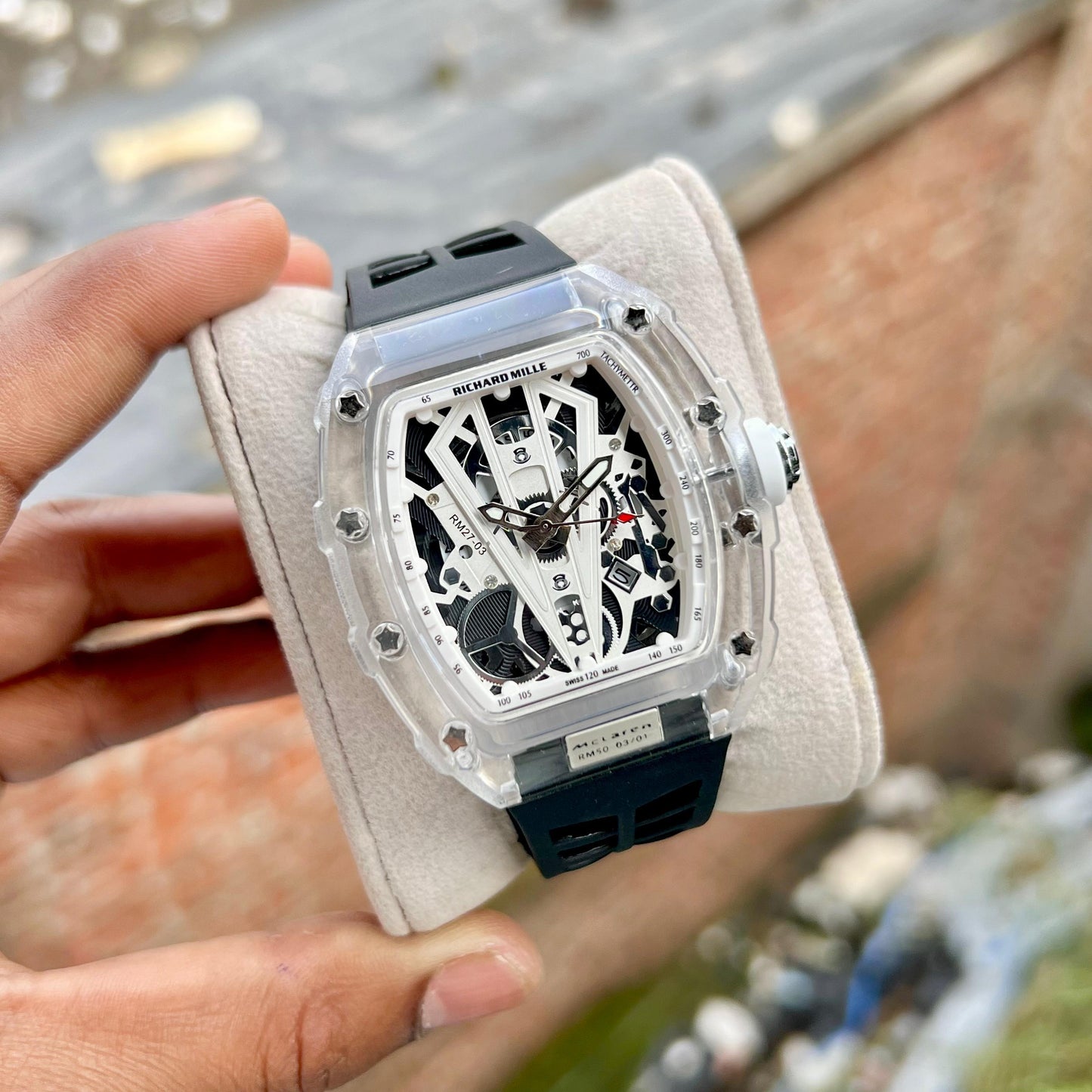 Richard Mille Transparent Skeleton Luxury Watch
