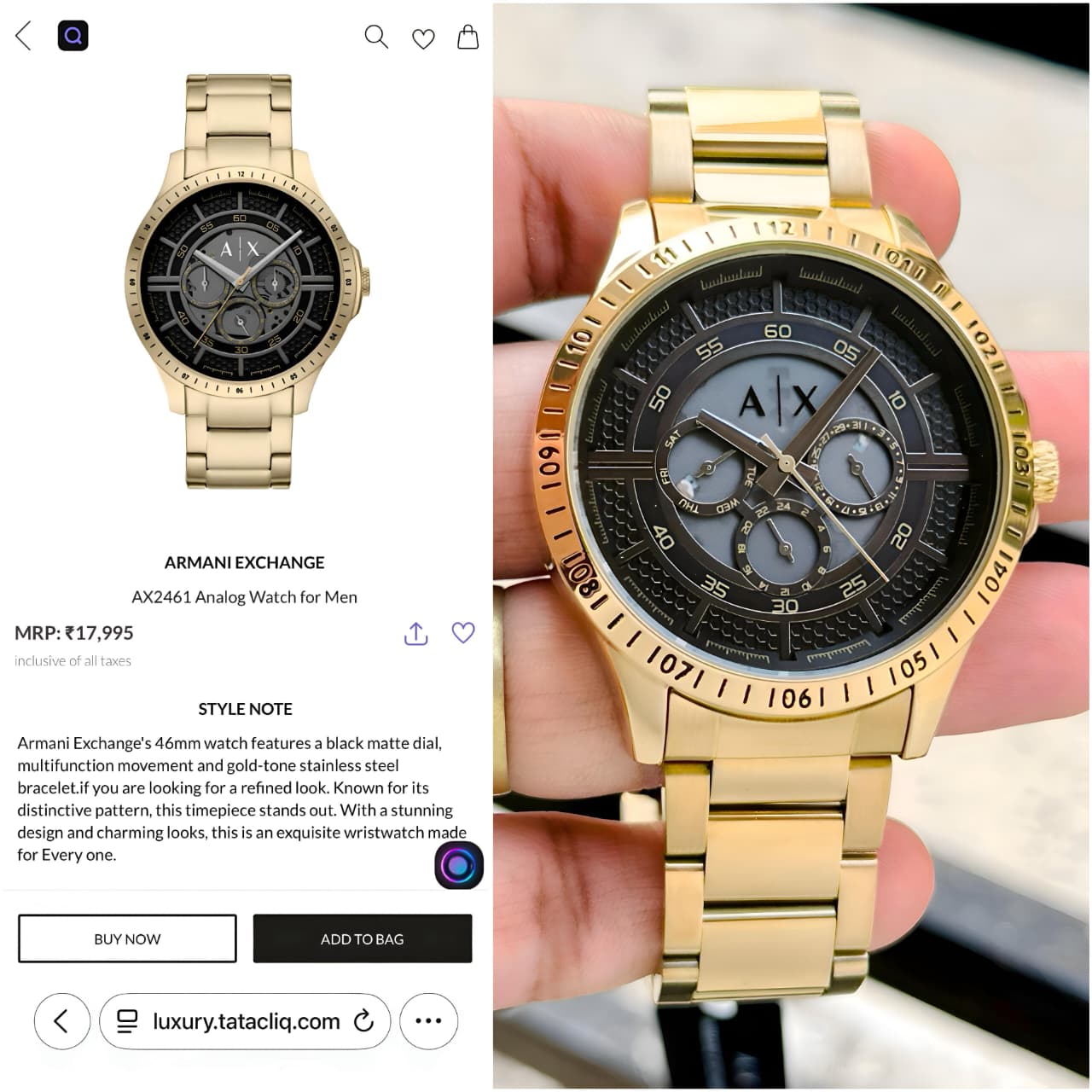 Armani Exchange Chronograph AX2461