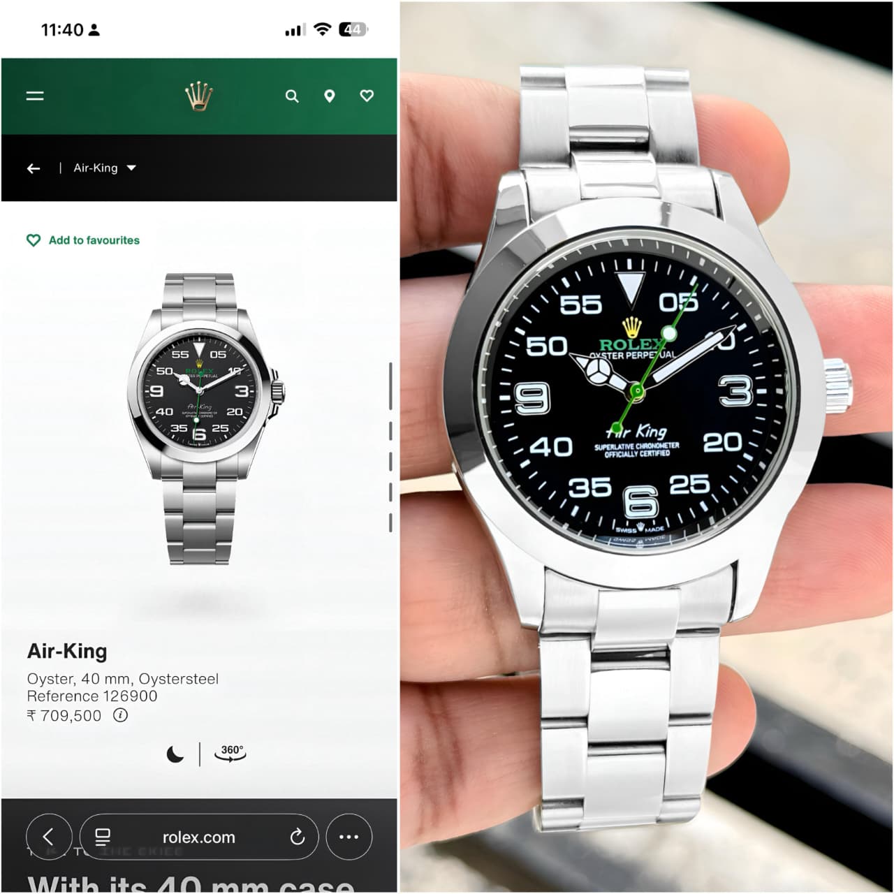 Rolex Air-King Oyster