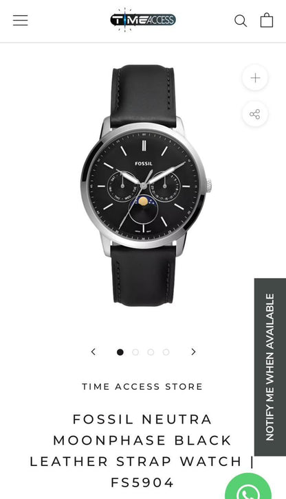 Fossil Neutra Minimalist - FS5904