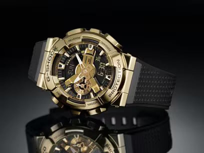 G-Shock Men’s Gold & Black Analog-Digital Watch