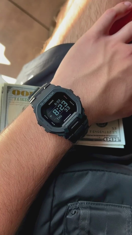 G-Shock GBD-200-1DR Digital Dial Black Men's Watch