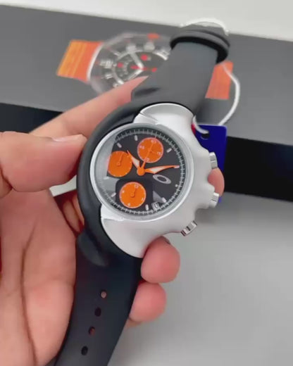 Oakley Detonator Chronograph – Men’s Premium Watch Black & Orange Edition