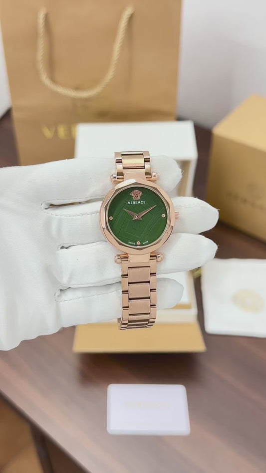 Versace Women’s Rose Gold Collection – Glamorous Fashion Watch